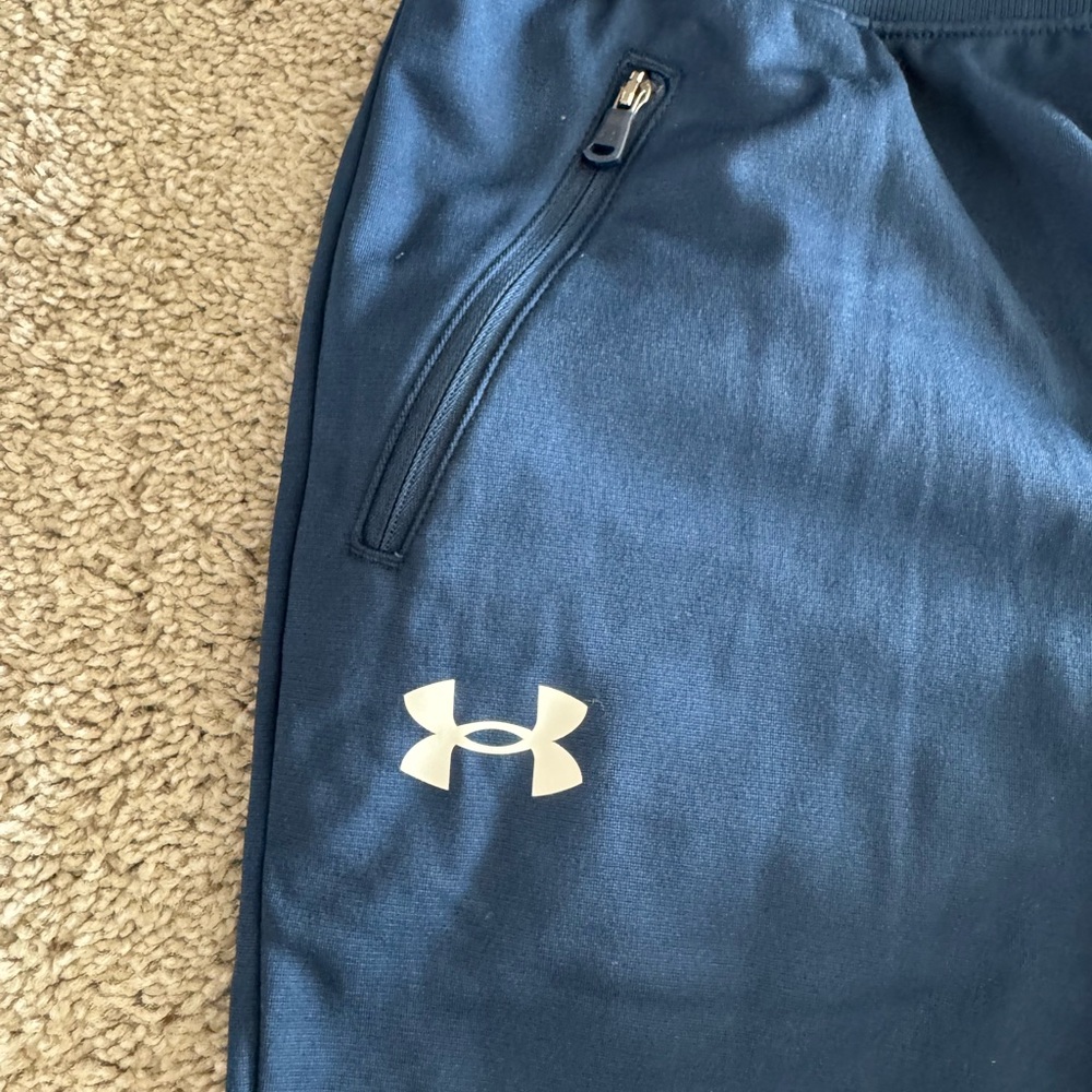 Under Armour Kids' Blue Jogger Pants - Picture 2 of 4